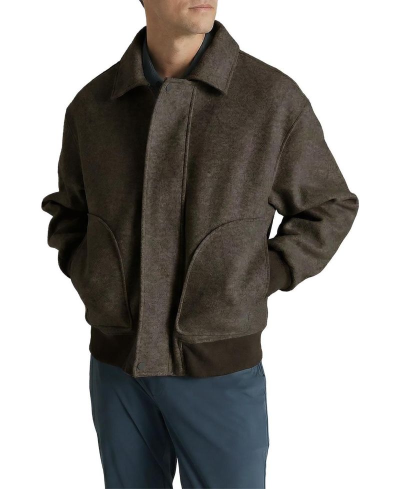 Men's Office-Leisure Collection Tailored Bomber Jacket