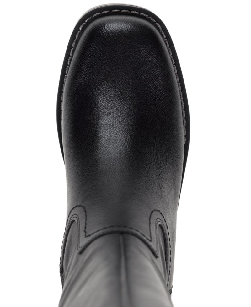 Women's Warblerr Square Toe Tall Boots, Created for Macy's, Regular & Wide Calf