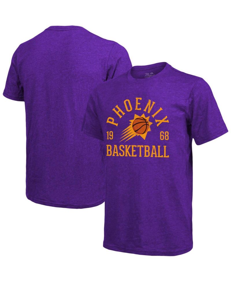 Men's Threads Heathered Purple Phoenix Suns Ball Hog Tri-Blend T-shirt