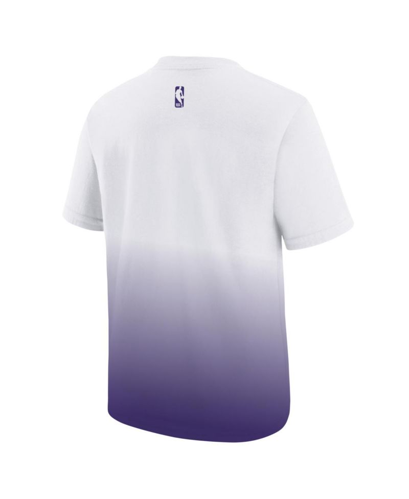 Big Boys and Girls White/Purple Los Angeles Lakers 2025/26 City Edition Max90 T-Shirt