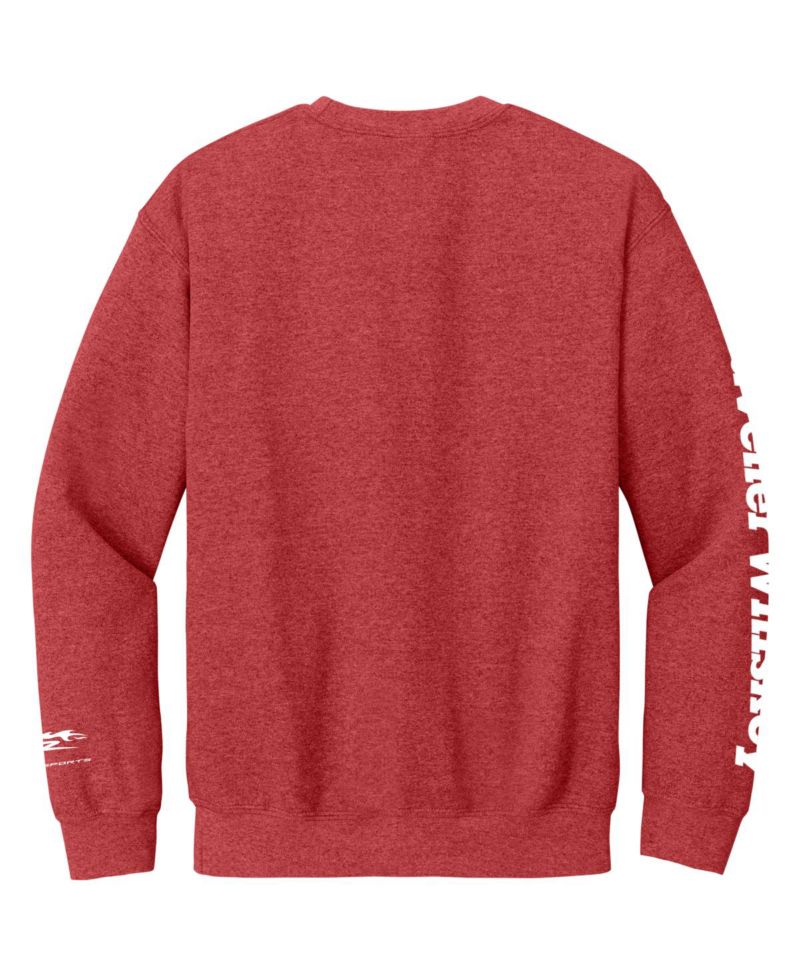 Classic Ink Men's USA Heather Red Justin Allgaier Traveller Whiskey Sweatshirt