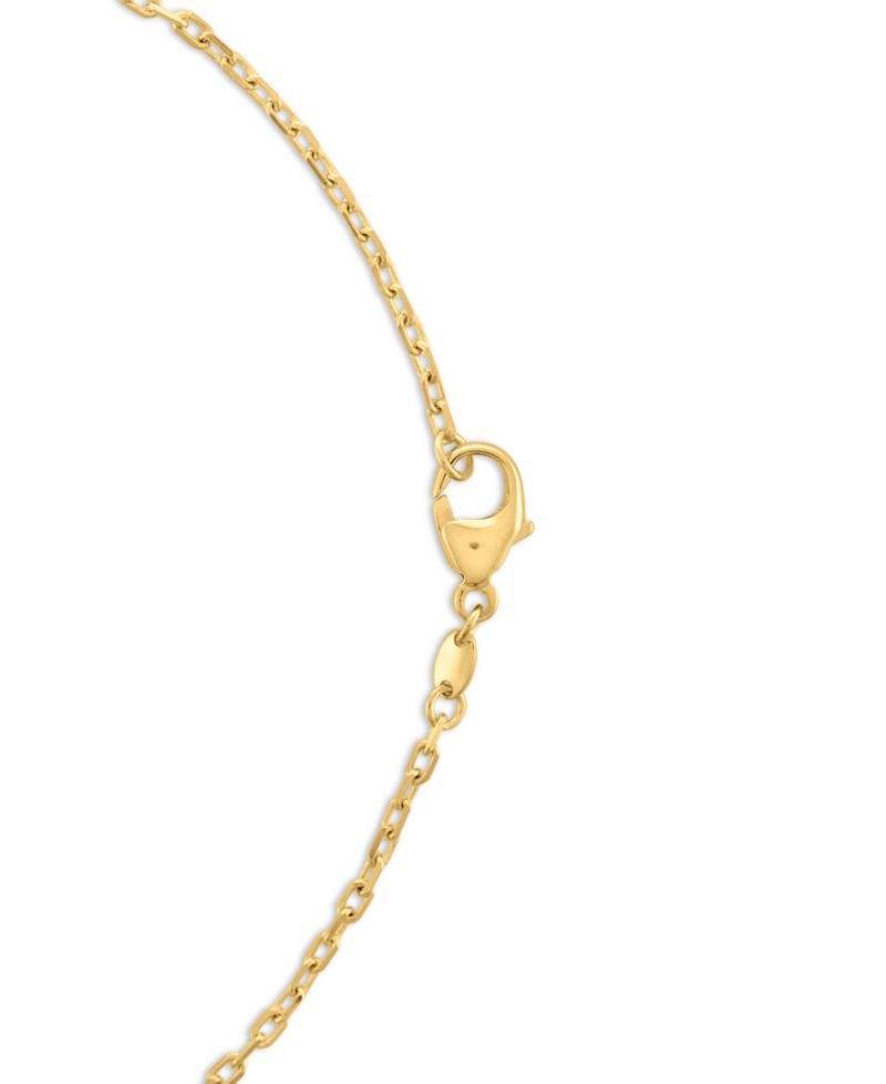 Amethyst (6-7/8 ct. t.w.) Bezel Set Smile Necklace in 14k Gold Over Sterling Silver (Also Available in Sky Blue Topaz)