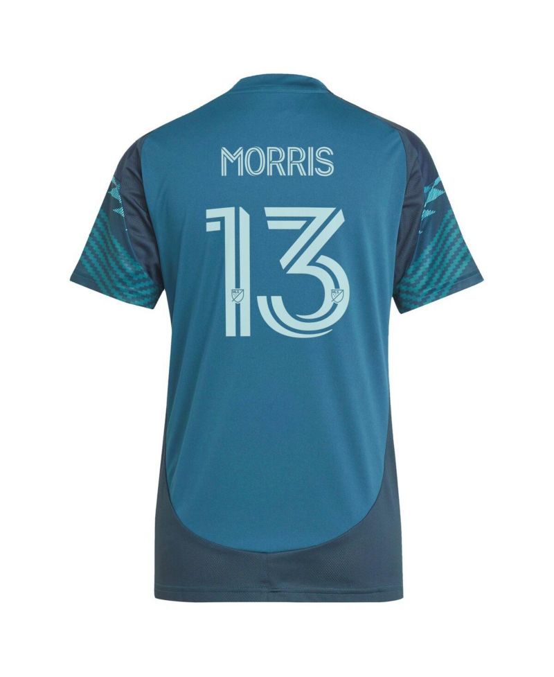 Women's Jordan Morris Blue Seattle Sounders FC 2025 The Salish Sea Kit Replica Player Jersey