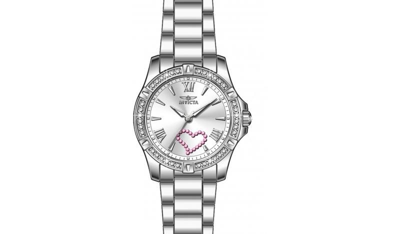 Women's 49842 Angel Quartz 3 Hand Silver Dial Watch