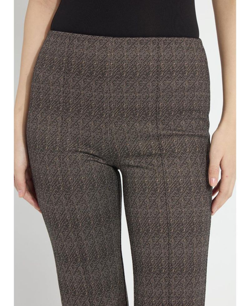 Women's Elysse High-Rise Wide-Leg Jacquard Pants