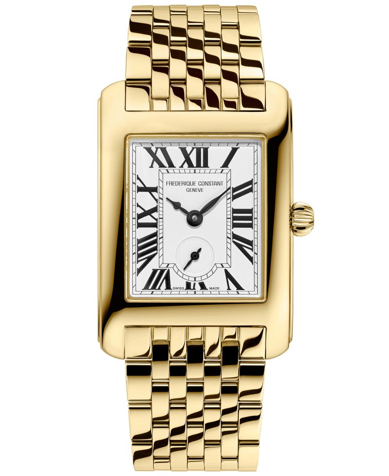 Women's Carree Gold-Tone Stainless Steel Bracelet Watch, 25.2mm