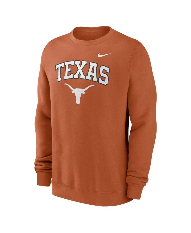 Men's Texas Orange Texas Longhorns Arch Pullover Sweatshirt