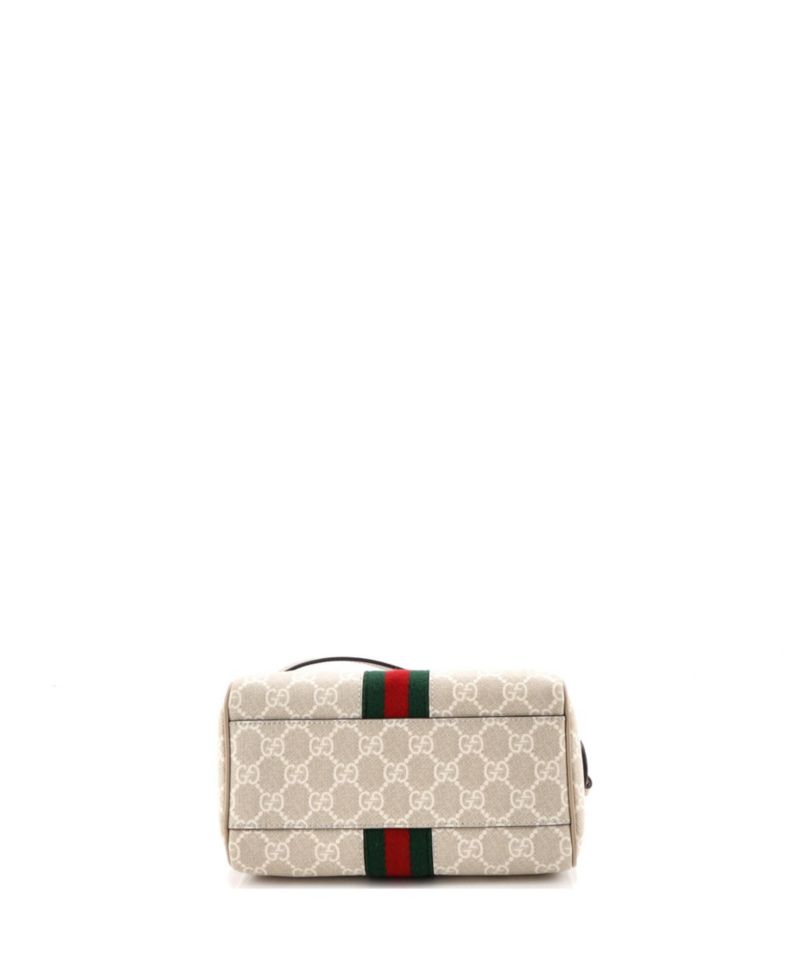 Mini Ophidia Convertible Boston Bag GG Coated Canvas