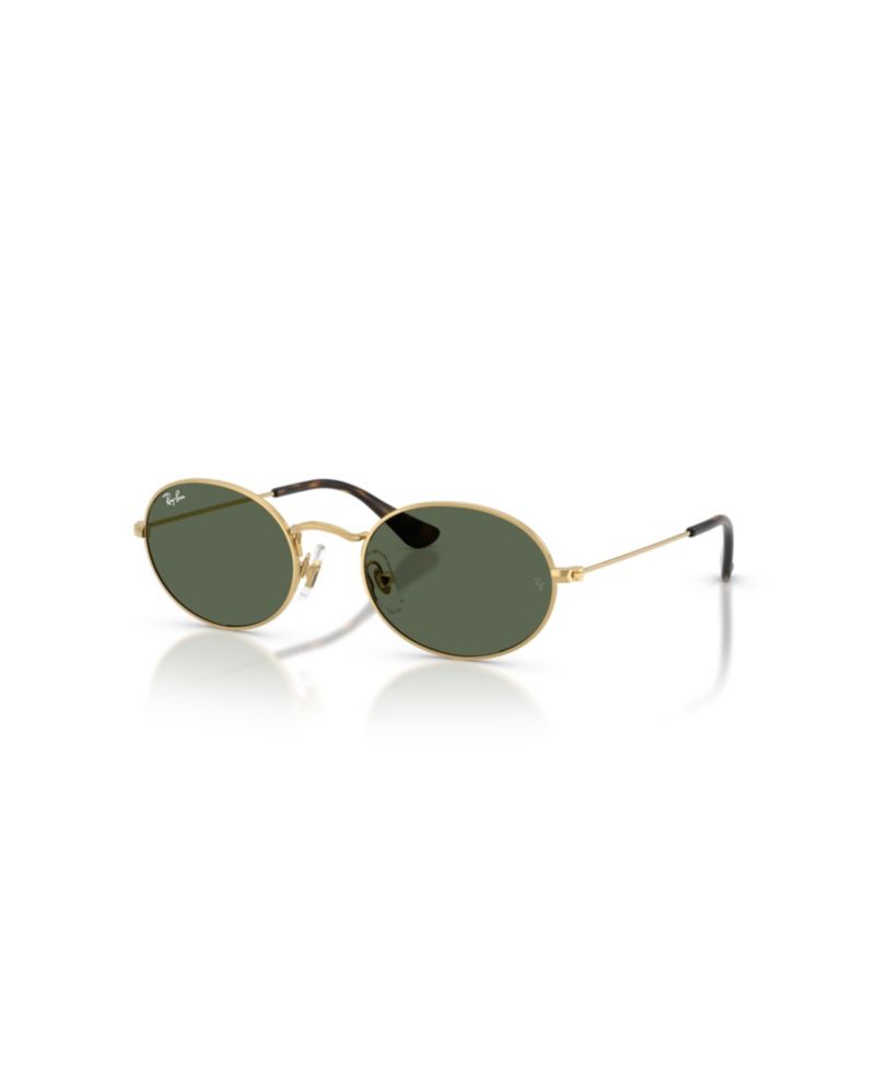 Kids' RB9645S Oval Metal Sunglasses with Adjustable Nose Pads