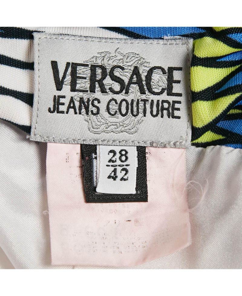 Women's Jeans Couture Multicolor Jersey Halter Neck Mini Dress