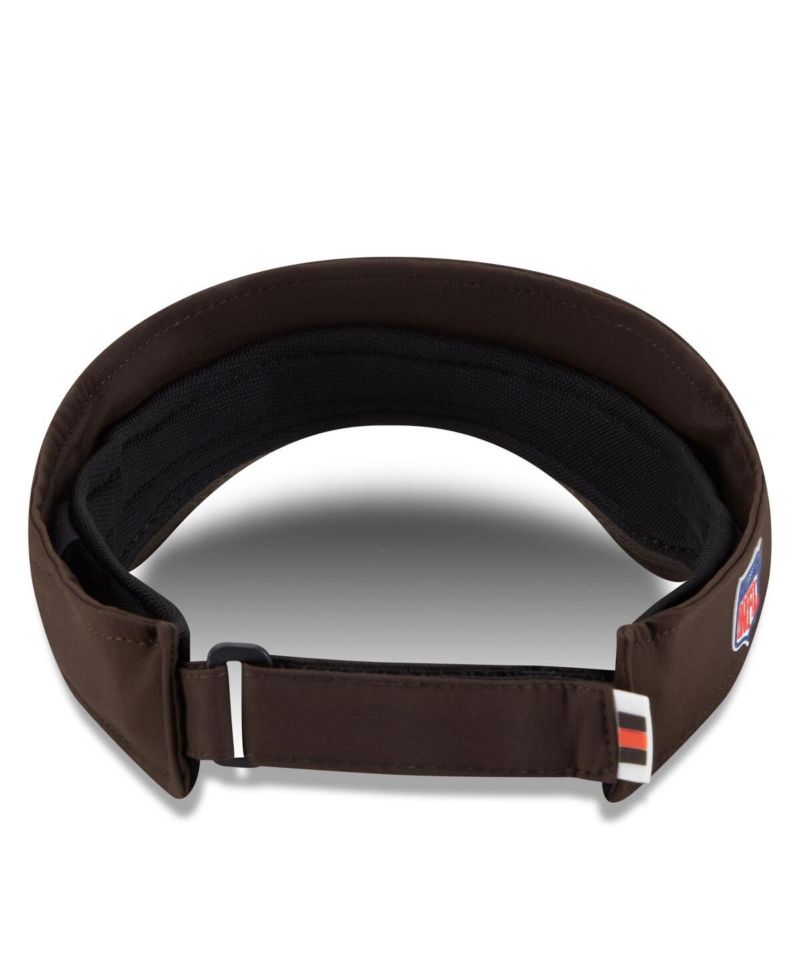 Men's Brown Cleveland Browns 2025 Sideline Visor Hat