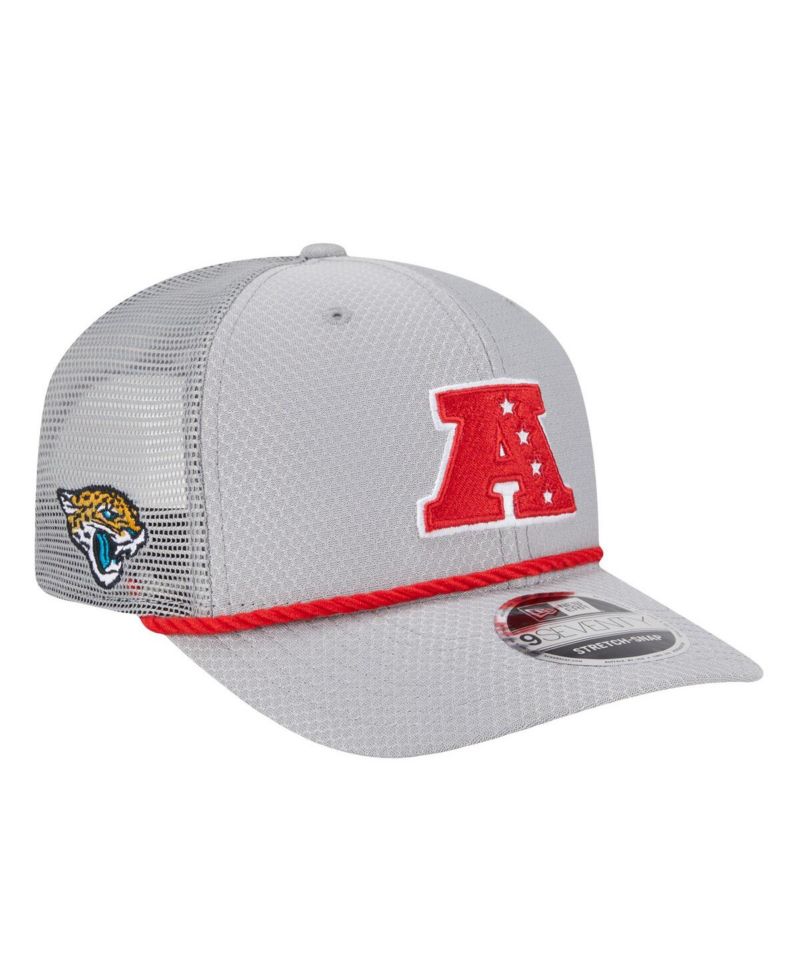 Men's Gray Jacksonville Jaguars 2025 Pro Bowl 9SEVENTY Stretch-Snap Hat