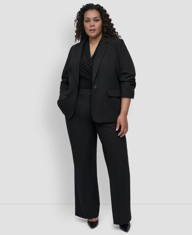 Plus Size 3/4-Sleeve Madison Blazer
