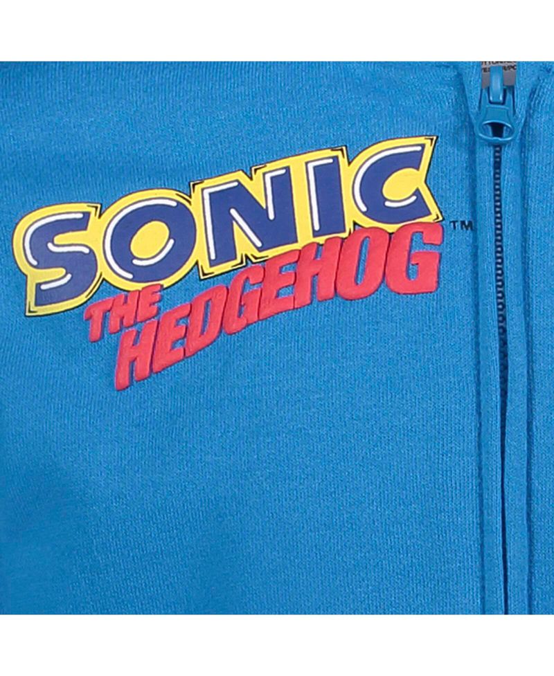 Toddler Boys Sonic the Hedgehog Shadow Knuckles Fleece Zip Up Hoodie