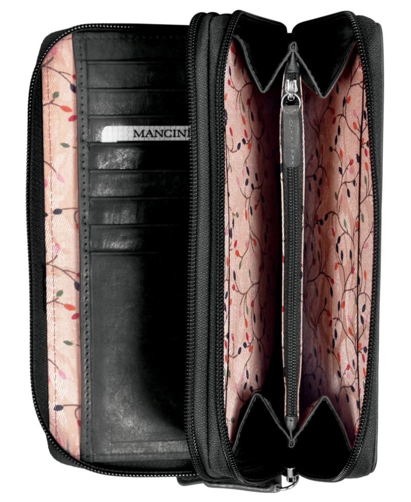 Casablanca Collection RFID Secure Double Zipper Wallet