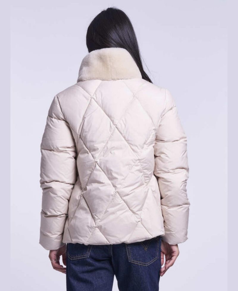 Women's Quilted down cropped jacket