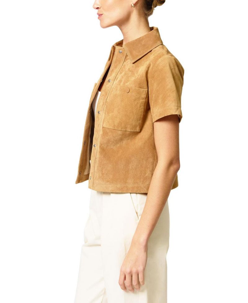 Women's Rusty Genuine Suede Ss Jacket