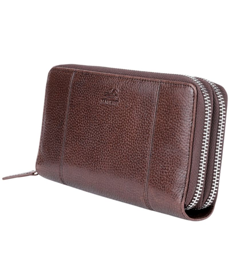 Fifth Avenue RFID Secure Double Zipper Wallet