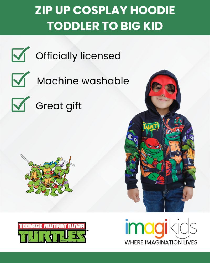 Toddler Boys Cosplay Fleece Zip-Up Hoodie