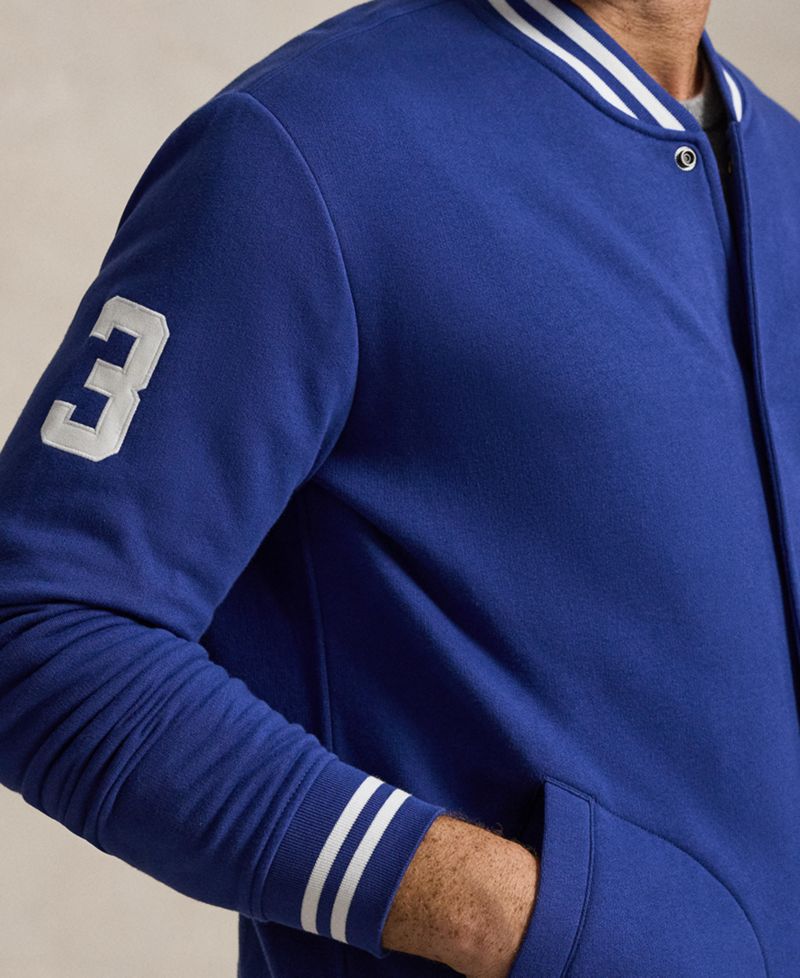 Men's Big & Tall Big Pony Fleece Baseball Jacket