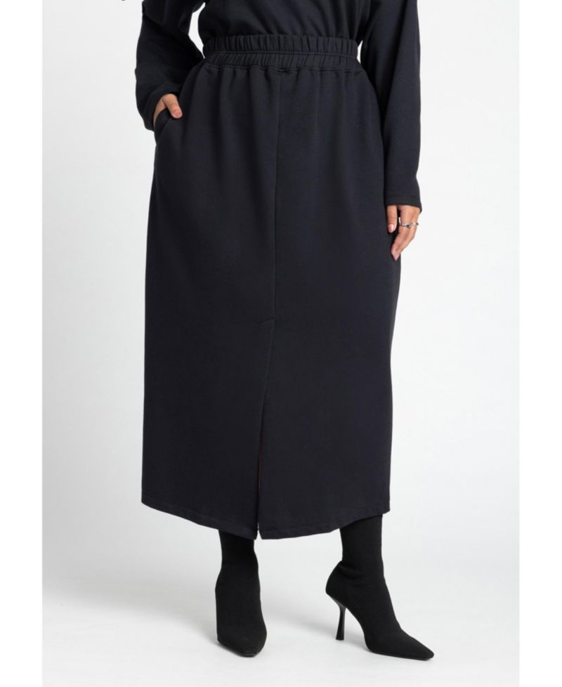 Women's Maxi French Terry Skirt