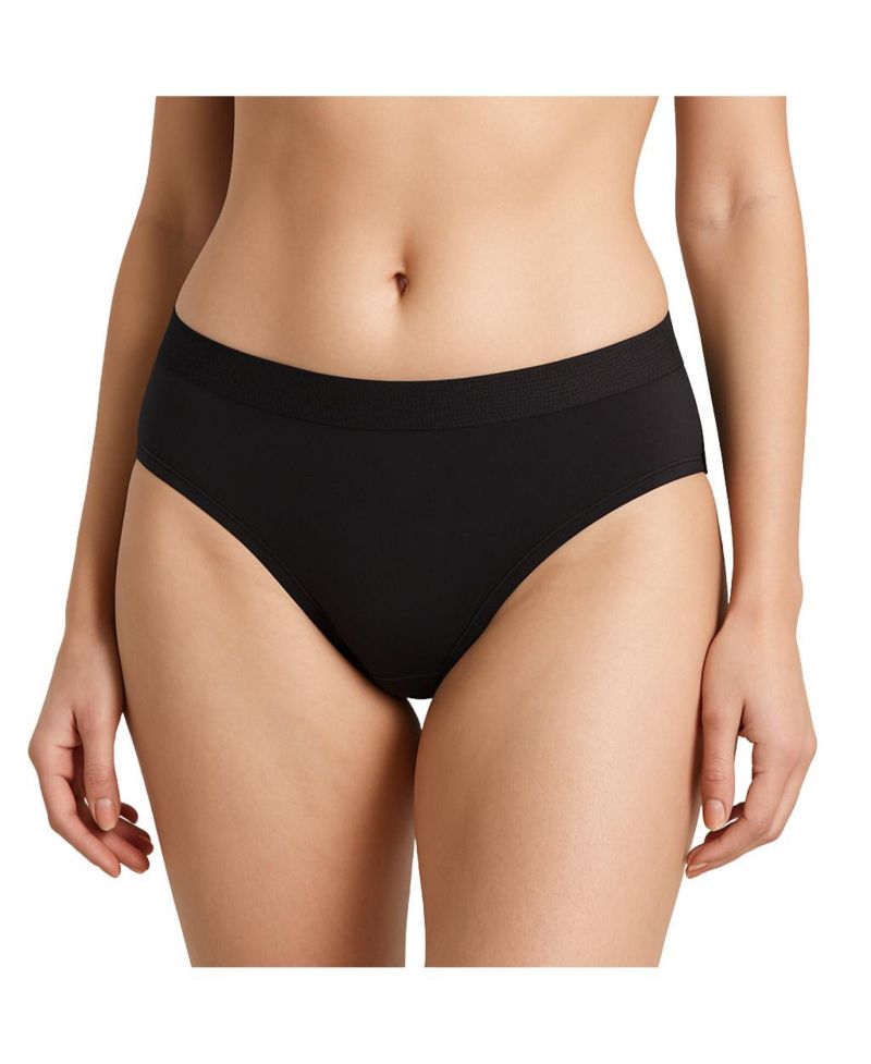 Women's Bikini Brief Cotton Comfort Seamless Basics 3 Pack Panties