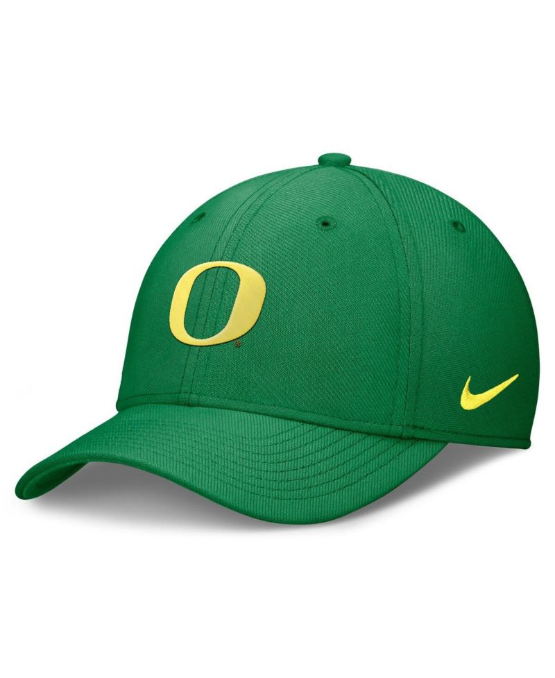 Men's Green Oregon Ducks 2024 On-Field Swoosh Flex Hat