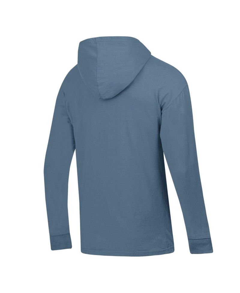 Men's Blue North Carolina Tar Heels Long Sleeve Hooded T-Shirt