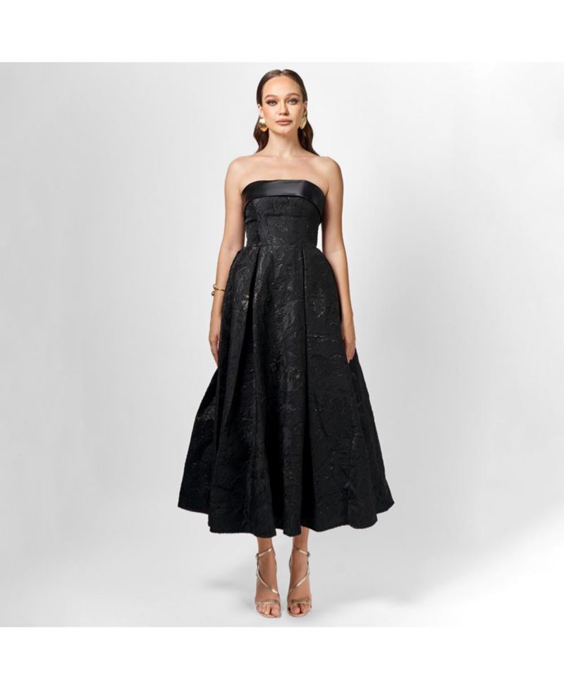 Women's Alanna Jacquard A Line Midi