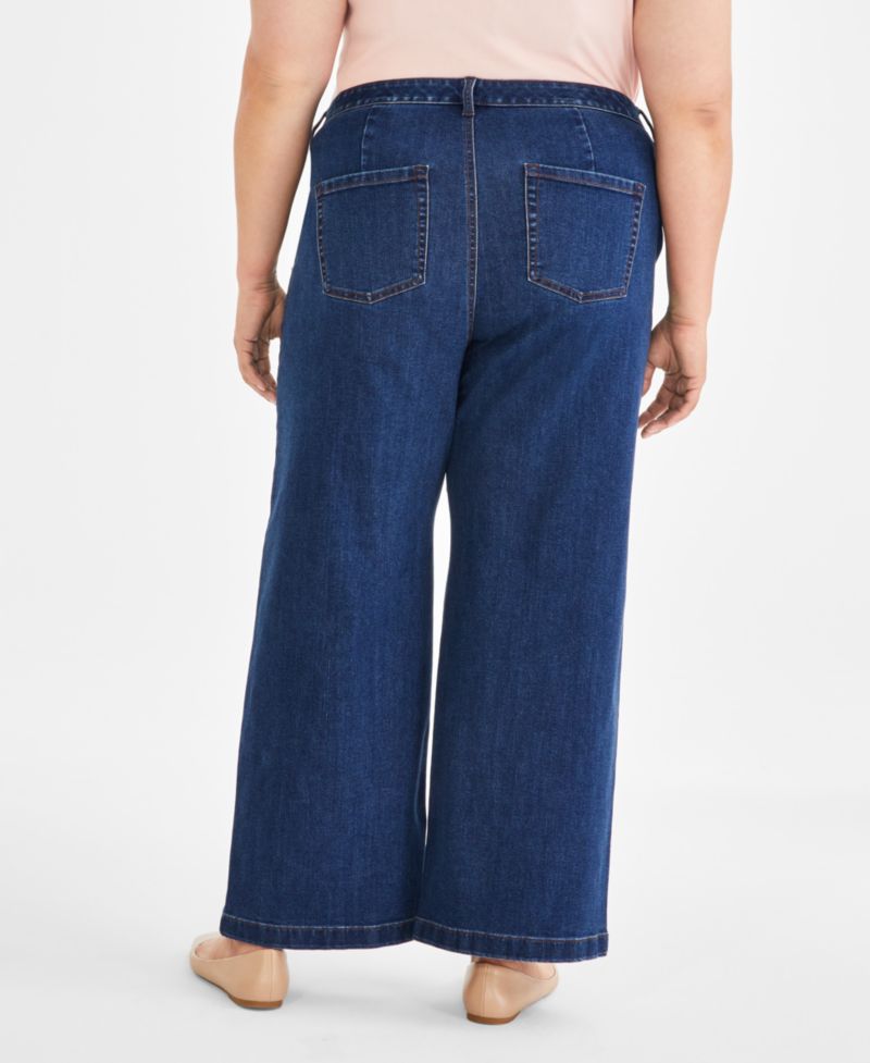 Women's High-Rise Wide-Leg Jeans