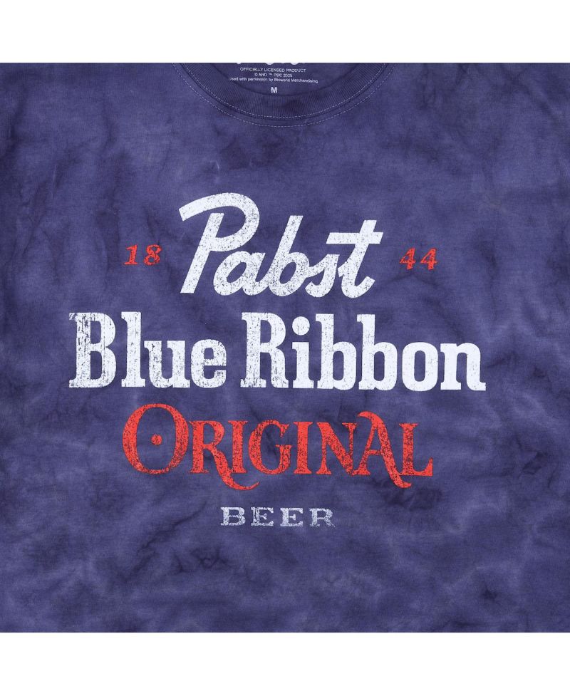 Men's Original Blue Crystal Wash Crew Neck Short Sleeve T-shirt-Medium
