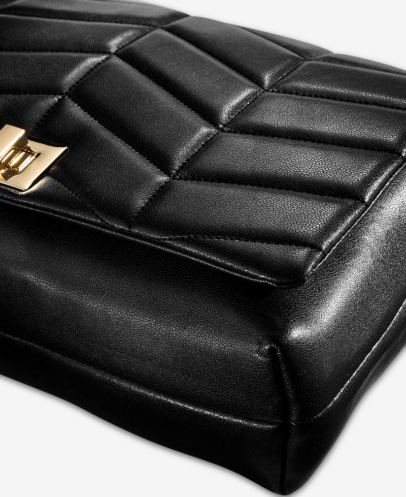 Soft Ajae Solid Quilted Shoulder Bag