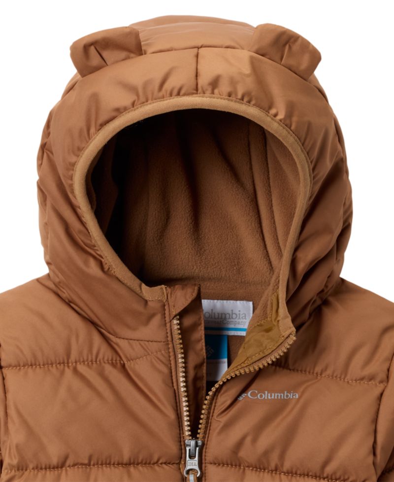 Toddler 2T-4T Tiny Bear Hooded Puffer Jacket