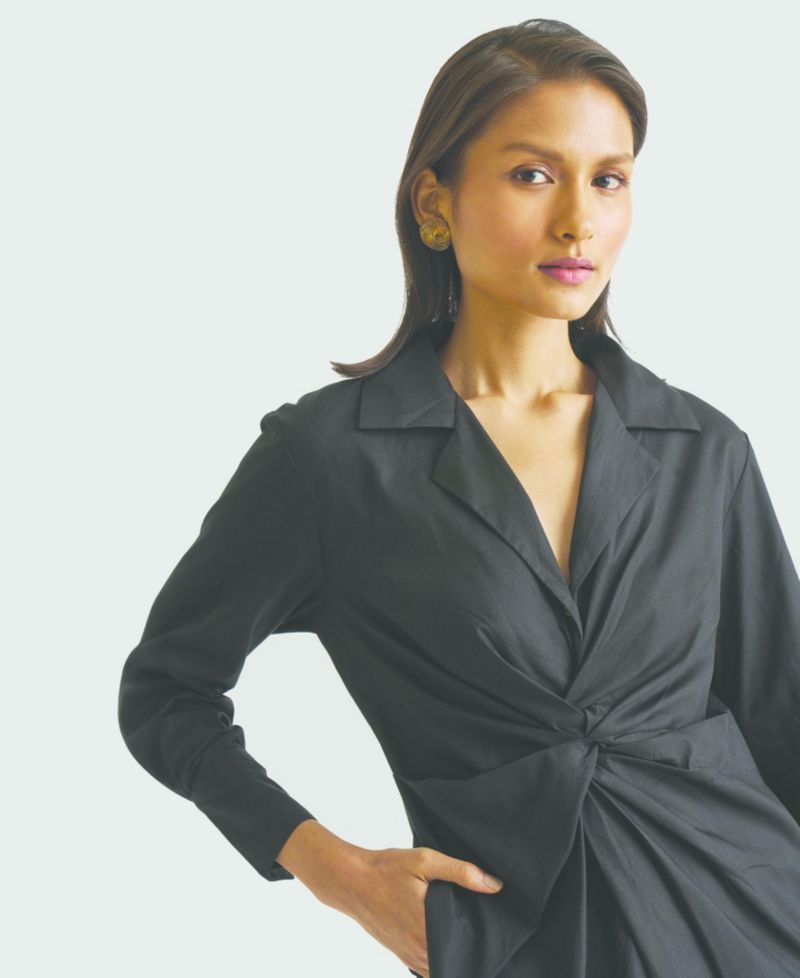 Women's Front Twist Dress