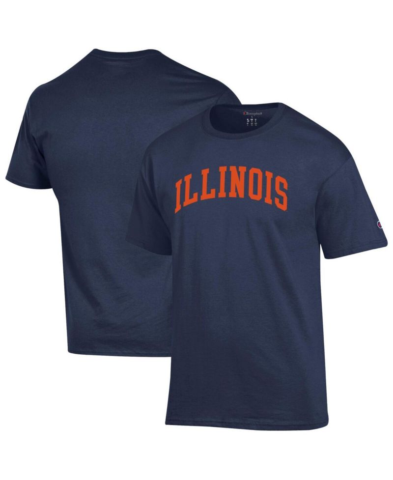 Men's Orange Illinois Fighting Illini Basic Arch T-Shirt