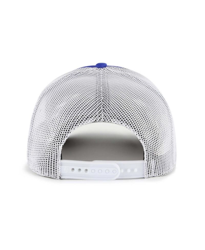 Men's Royal Los Angeles Dodgers Meander Foam Trucker Snapback Hat
