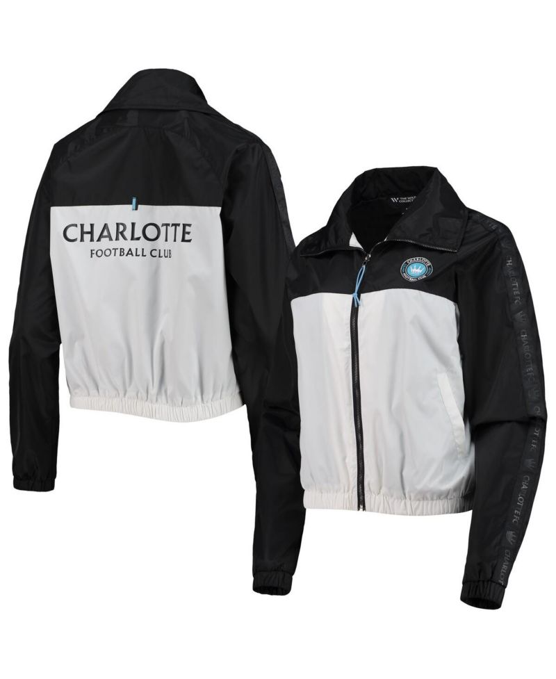 Women's Black Charlotte FC Anthem Full-Zip Jacket
