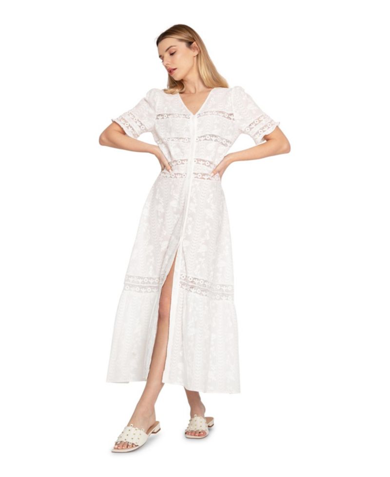 Women's Summer Breeze Lace Midi Dress