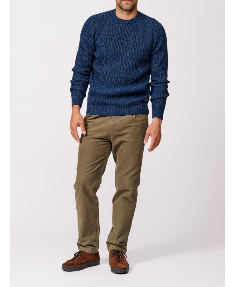 Men's Ray Fisherman Rib Crew Neck Sweater