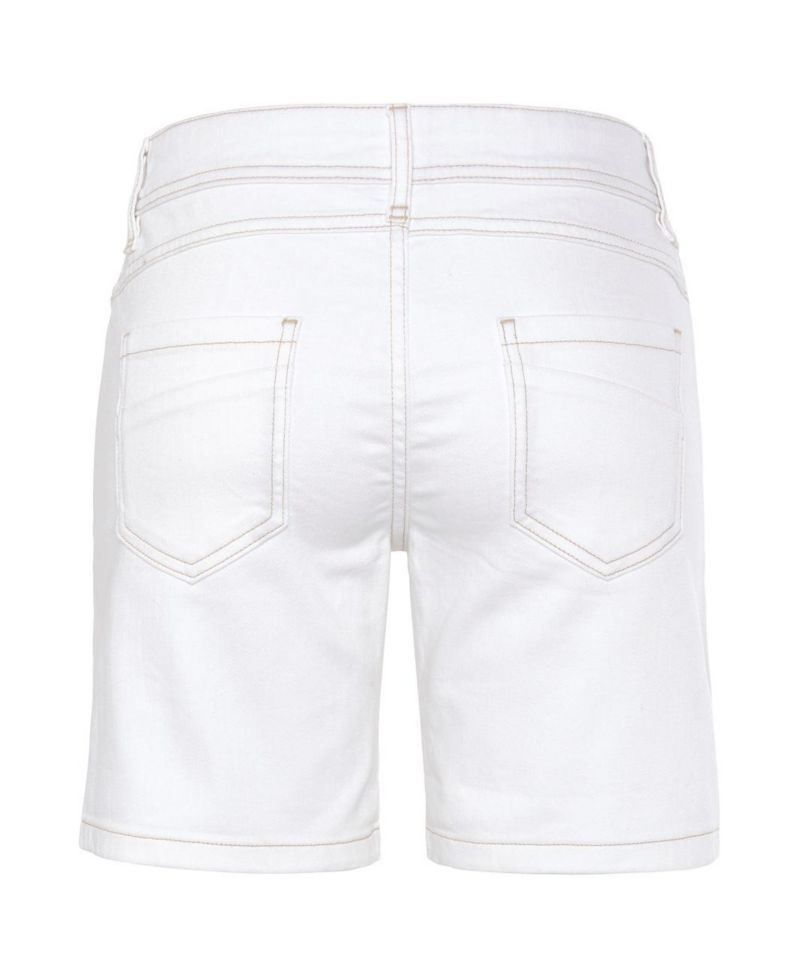 Women's Cotton Printed Star Bermuda Front-Closure Shorts
