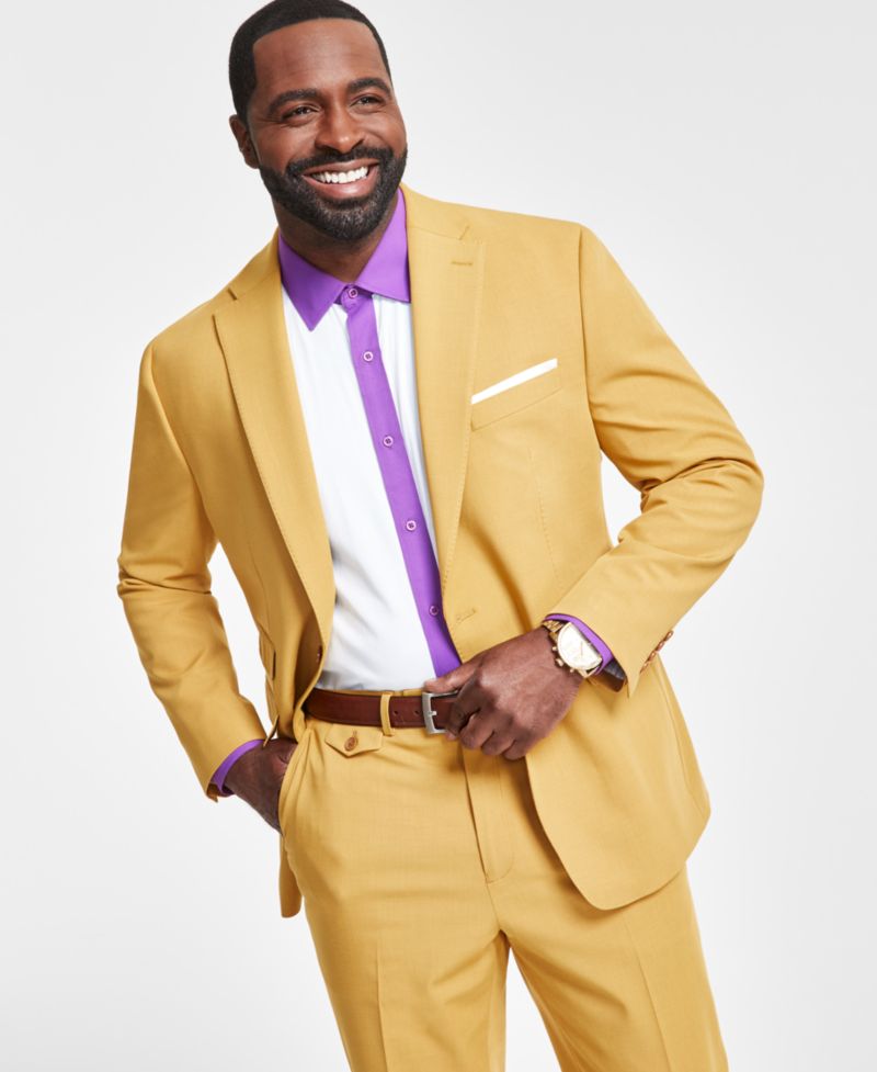 Men's Classic-Fit Solid Suit Separate Jacket - Macy's