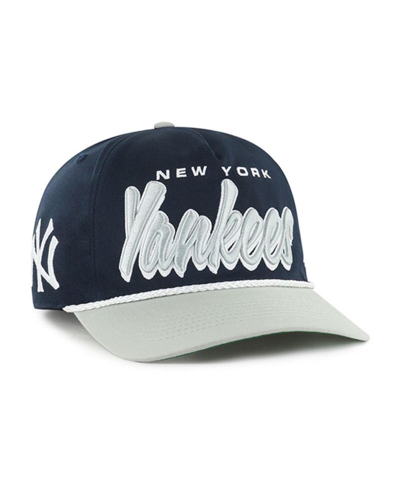 Men's Navy New York Yankees Drop Shadow Rope Hitch Adjustable Hat