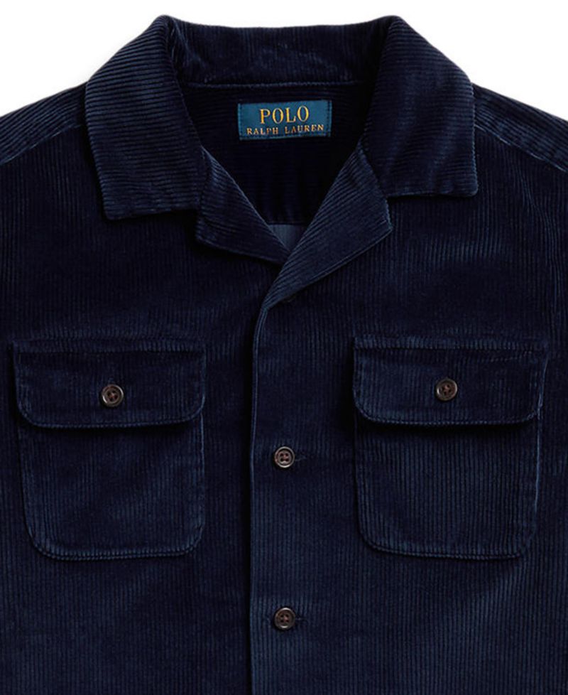 Boys' 8-20 Cotton Corduroy Button-Front Shirt Jacket