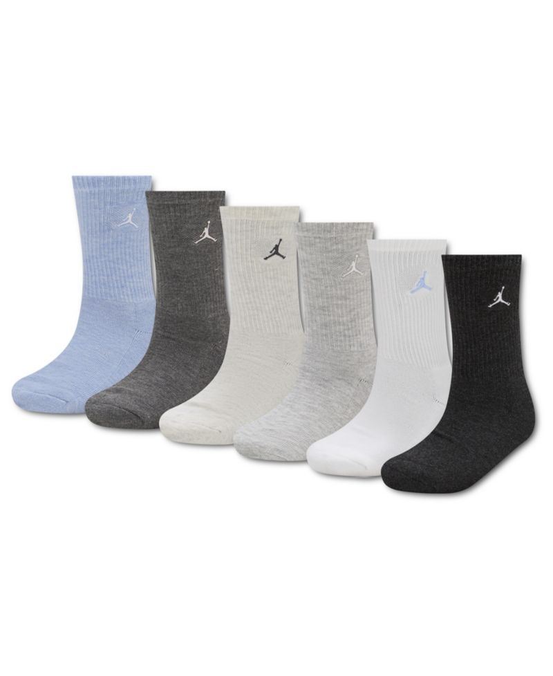 Повседневные носки Crew Socks для мальчиков и девочек 5-11 лет, 6 упаковок