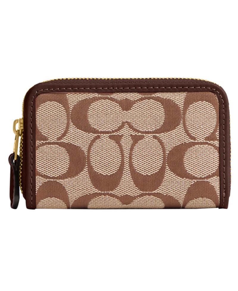 Essential Signature Jacquard Zip Around Wallet