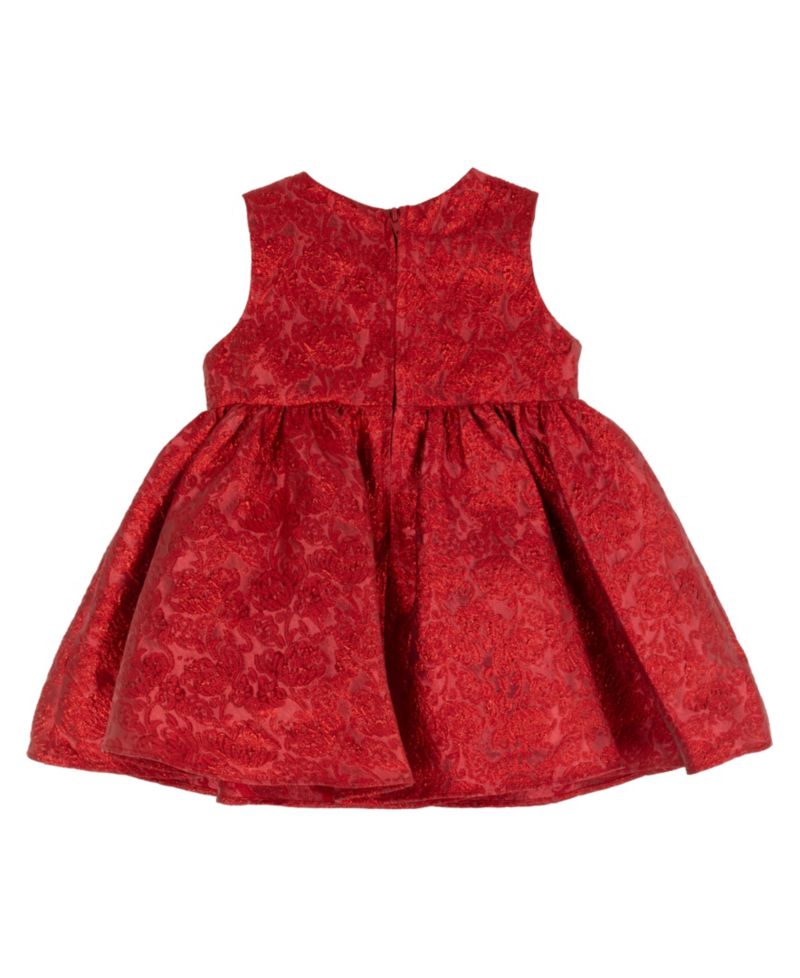 Baby Girls' Brocade 3D Flower Dress
