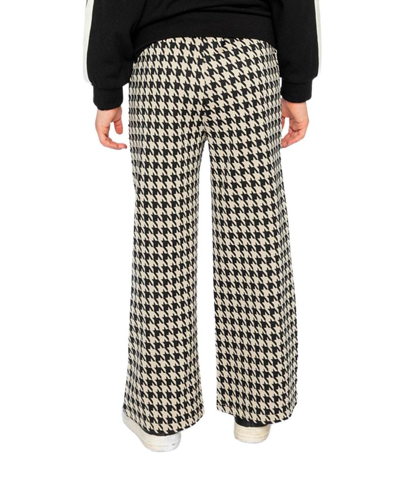 Big Girls 6-14 Flare Pants Houndstooth