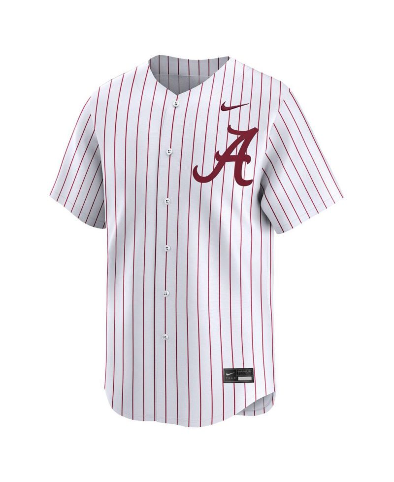 Men's White Alabama Crimson Tide College Limited Baseball Jersey