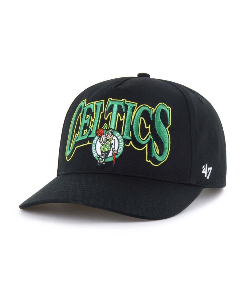 Men's Black Boston Celtics Every Time Past Champs Hitch Adjustable Hat