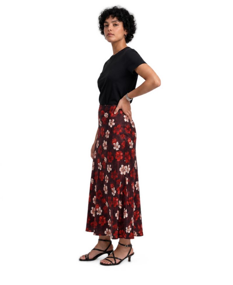 Women's Dahlias Maxi Skirt